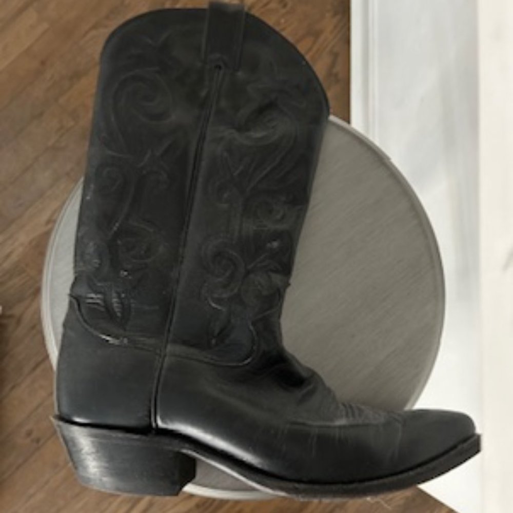 Black Cowboy Boots - Justin Brand - Picture 5 of 9